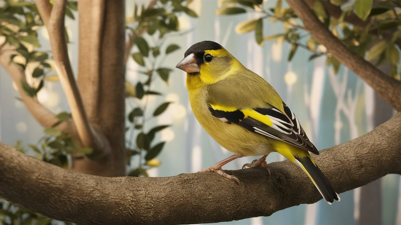 Lesser Goldfinch (Spinus psaltria)