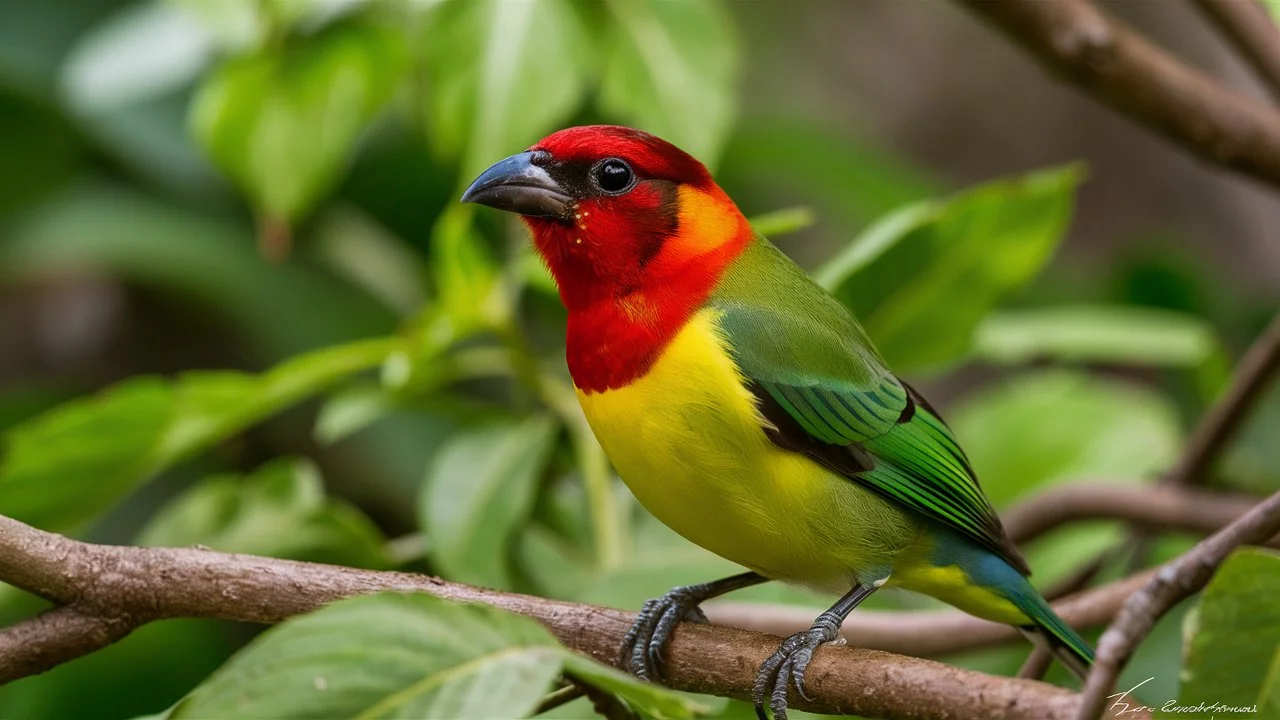 Crimson-collared Tanager (Ramphocelus sanguinolentus)