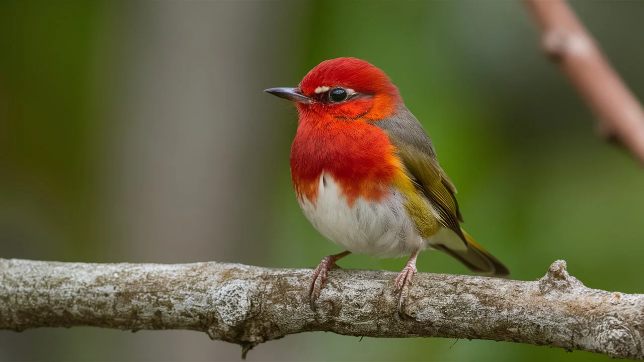 Vermilion Flycatcher (Pyrocephalus rubinus)