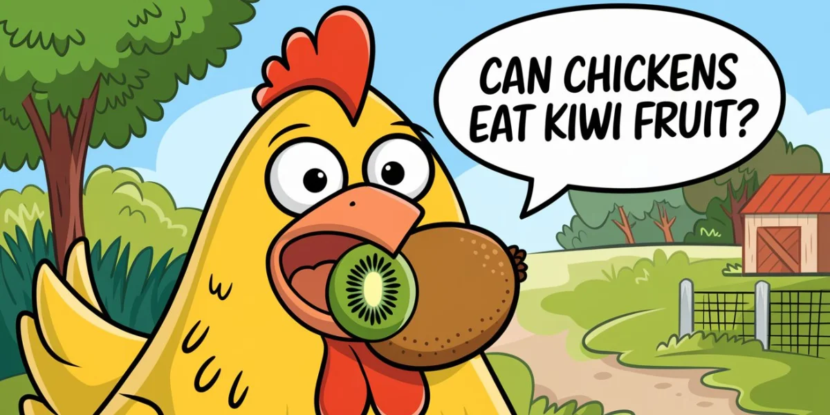 Can chickens eat kiwi fruit