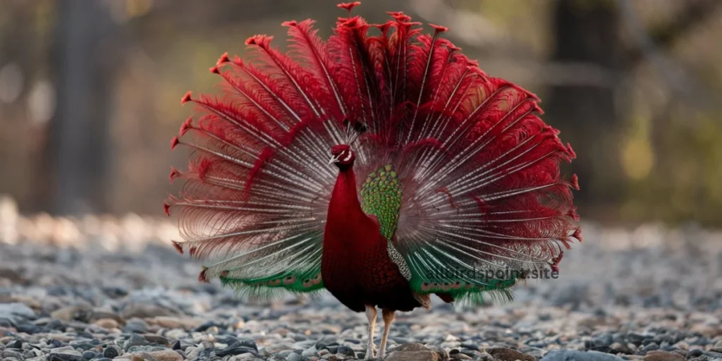 Red Peacocks 