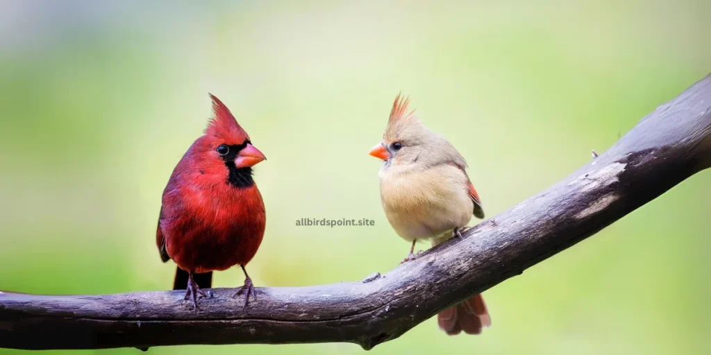 Male and Female Cardinals